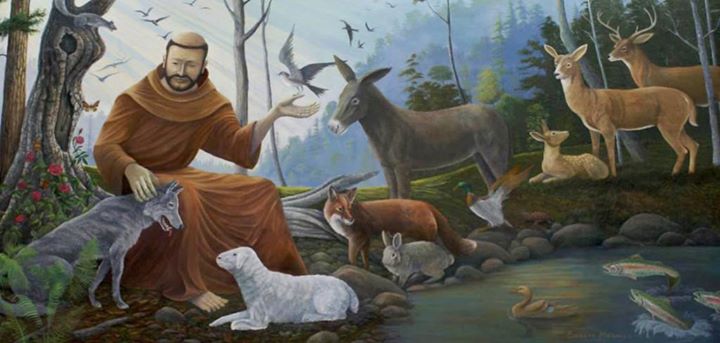 Saint Francis and animals